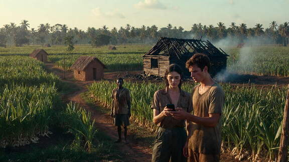 Read the full story: Carla Slaving Away Overseas.